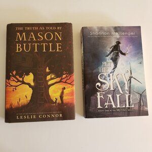 (set of 2) Kids Books Let the Sky Fall & The Truth as Told By Mason Buttle